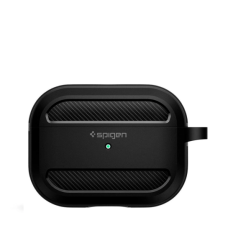 Чохол Spigen Rugged Armor for Apple Airpods Pro Black