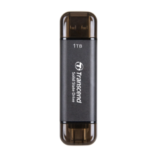 Портативний SSD накопичувач Transcend USB 3.2 1TB Type-A + Type-C Black (TS1TESD310C)