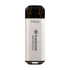 Портативний SSD Transcend 512GB USB 3.1 Gen 2 Type-C ESD300 Silver (TS512GESD300S)