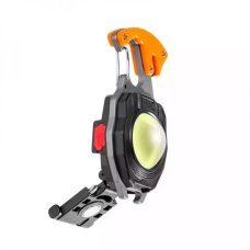 Ліхтарик Акумуляторний Led W5147 Type-C Black (7 режимів, карабін, ніж, АЗУ, магніт)