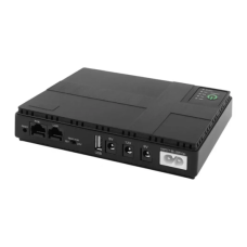 Портативне джерело безперебійного живлення DC UPS 10400mAh Black